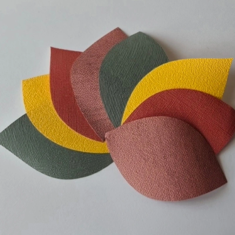 Bladermix met okergeel, rood, roest en donkergroen